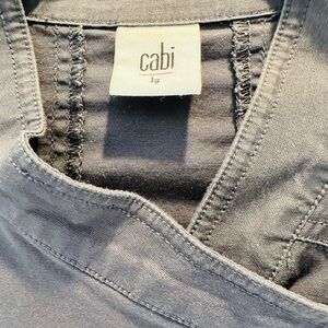 CAbi Asymmetrical zippered lightweight jacket